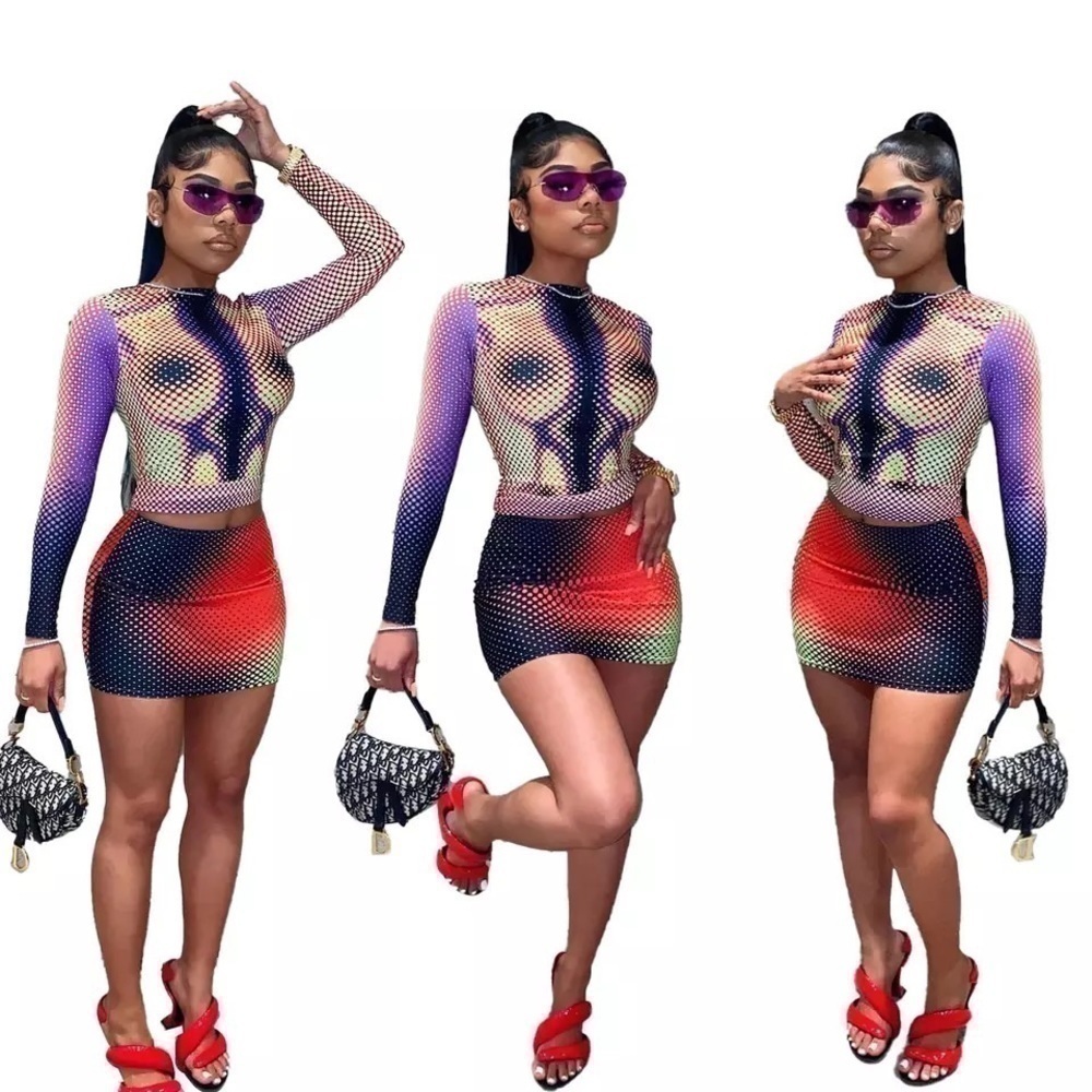 Two Piece Skirt Set